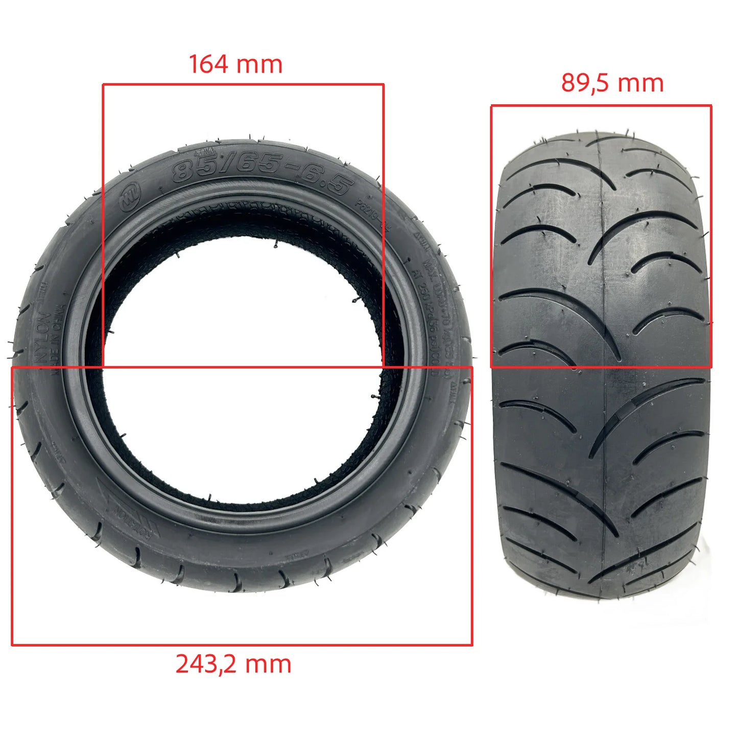 Anvelopă WANDA 85/65-6.5 – Tubeless