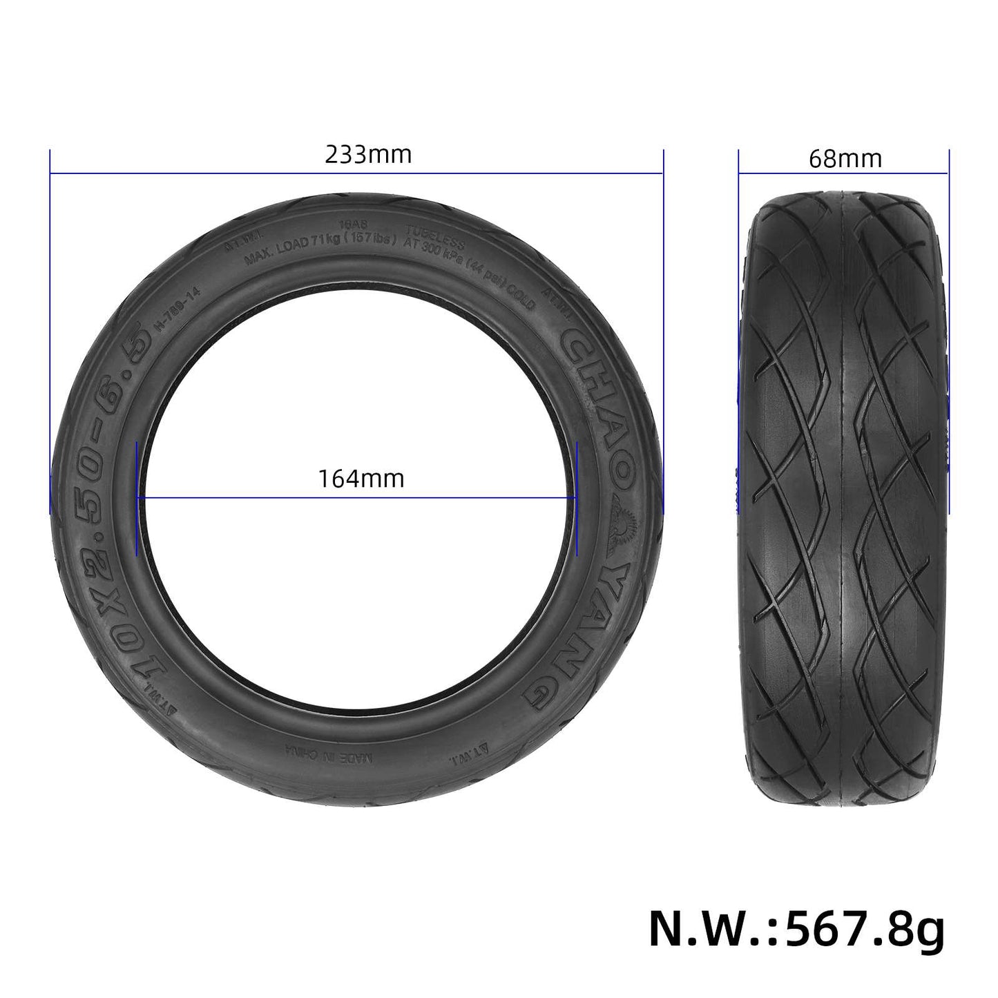 Anvelopa 10x2.50-6.5 Chao-Yang (anti-pana)