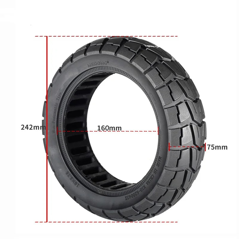 Anvelopă plină (solidă) 10×2,75 Offroad