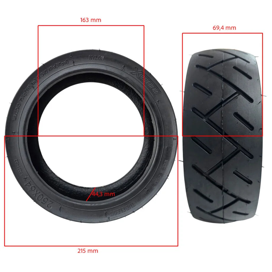 Anvelopă Xuancheng 250×64 Tubeless (cu gel antipana)