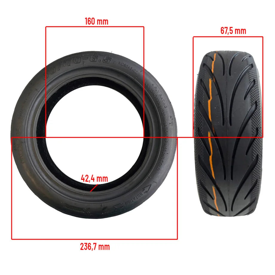 Anvelopă Xuancheng  60/70-6,5 Tubeless
