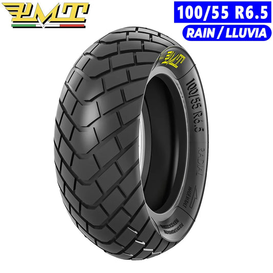 Anvelopă PMT 100/55R6,5 B Stradale, Versiune Ploaie, Racing, Tubeless