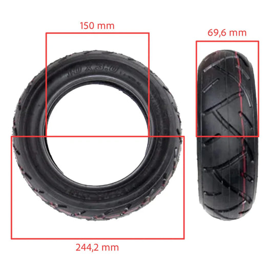 Anvelopă 10×3-6 Tubetype