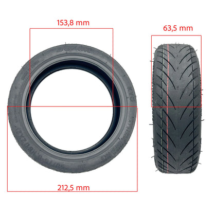 Anvelopă SUNIIK 50/75-6.1 (8.5x2) – Tubeless cu Gel Antipană, City Road