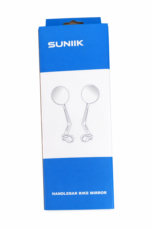 Oglindă bicicletă ghidon SUNIIK, reglabilă 360°, universală, aluminiu + ABS, pentru bicicletă / trotinetă electrică