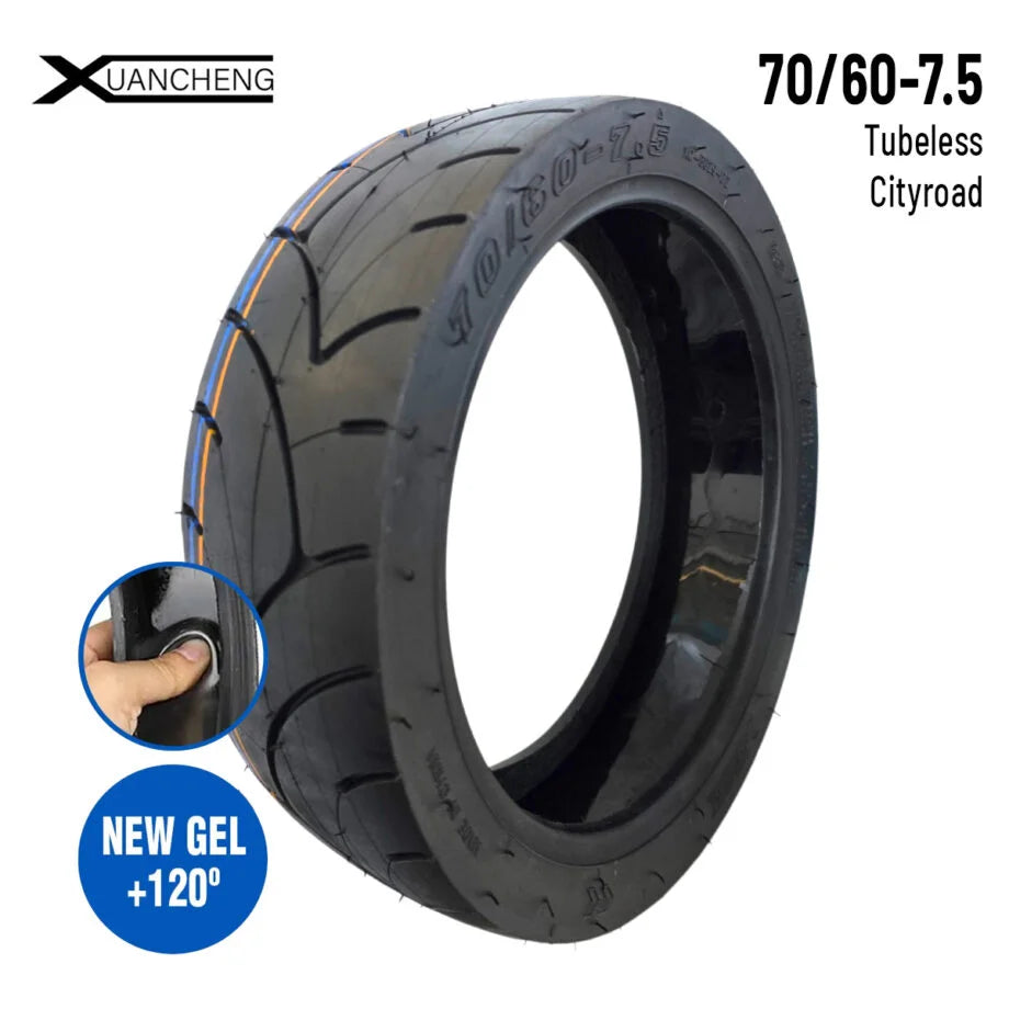 Anvelopă Xuancheng 70/60-7,5 Tubeless Cityroad (cu gel antipana)