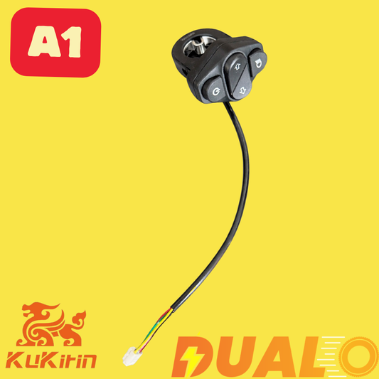 Semnalizator Kukirin A1, control lumini